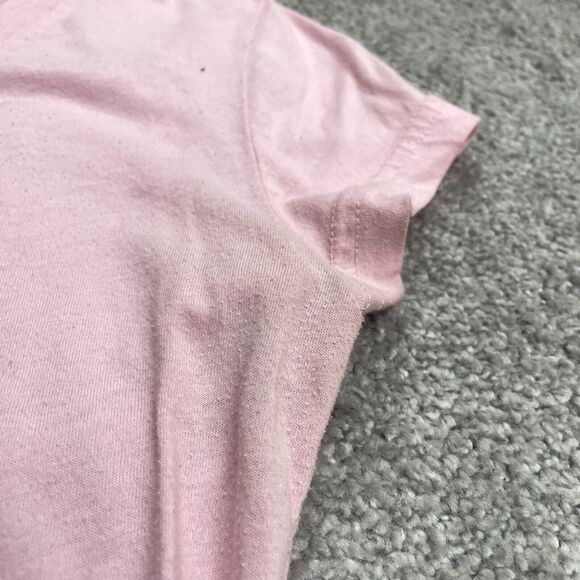 Disney Minie Mouse Graphic T-Shirt Juniors Medium Pink Round Neck Casual Tee - Picture 6 of 14